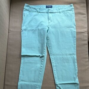 Old Navy Sea Foam Green Pixie Pants